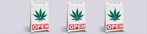 Cannabis Dispensary Open Sign